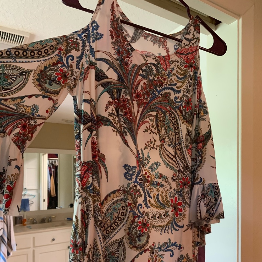 Cold shoulder blouse